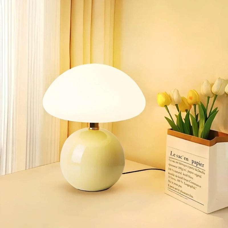 GlowCap - Moderne svampeformet bordlampe