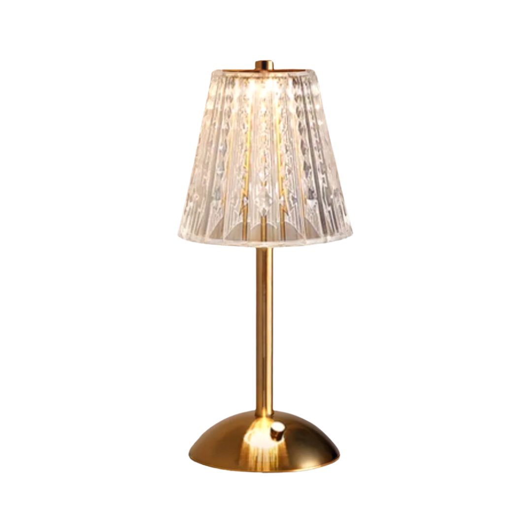 RetroLys – Genopladelig Bordlampe med Dæmpbar Touch-Styring
