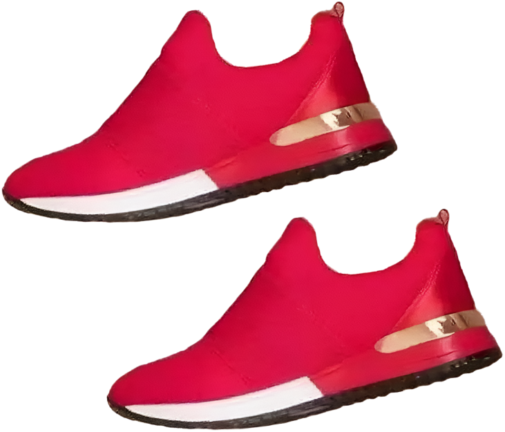 Jean - Besværet smarte metalliske slip-on sneakers
