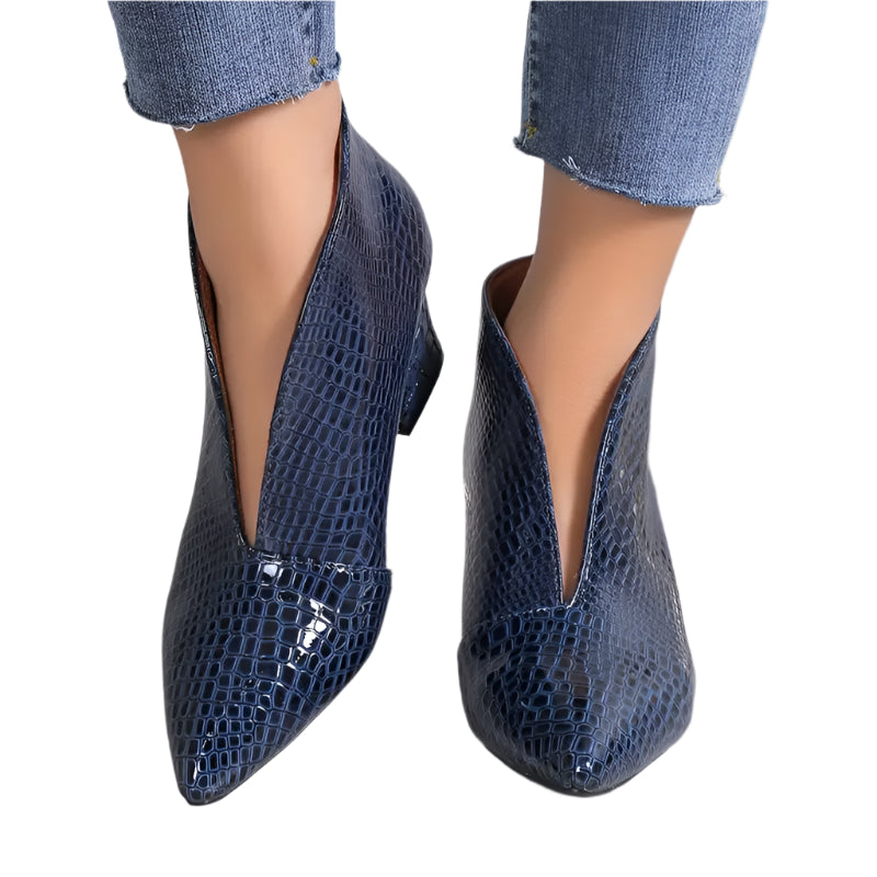 CityBelle Dame Slip-On Støvler – Elegante Ankelstøvler til Hverdag