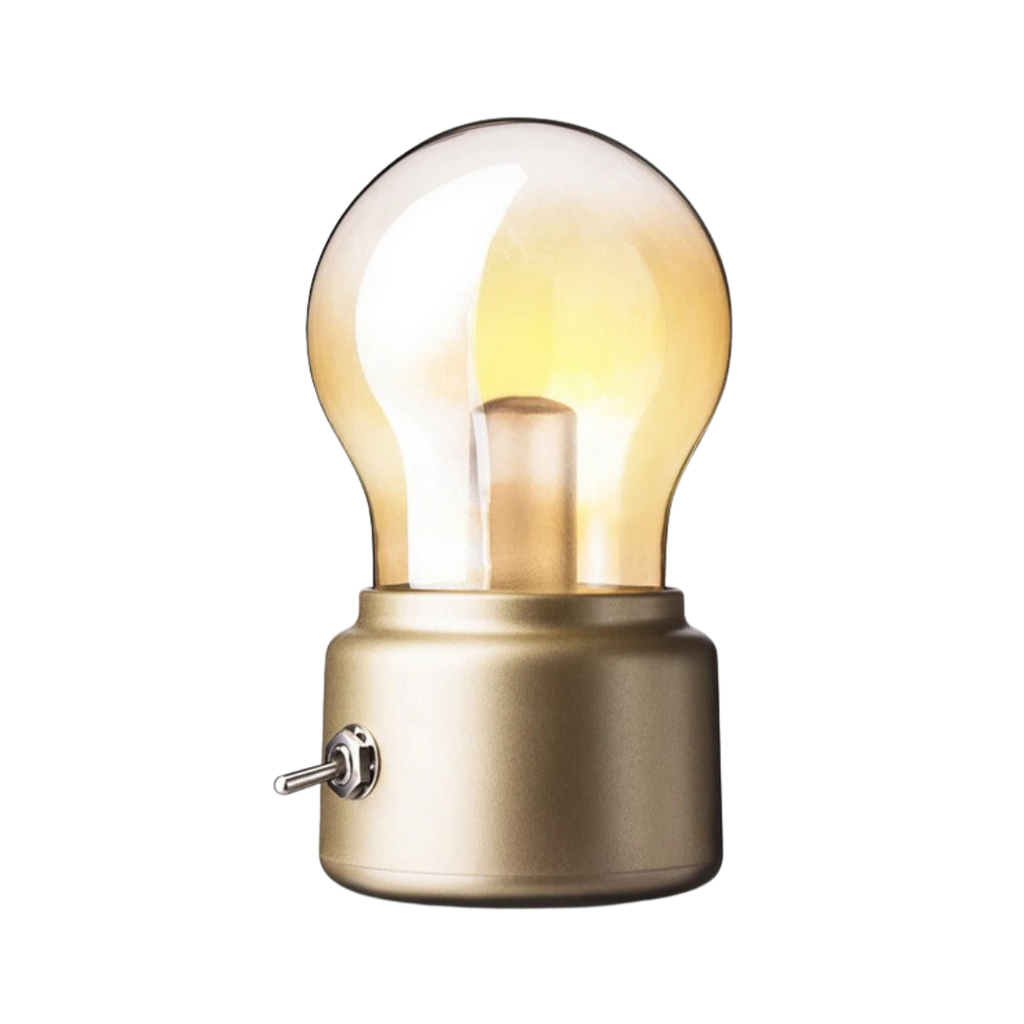 Nostalume Bærbar Bordlampe – Vintage Design med Moderne Fleksibilitet
