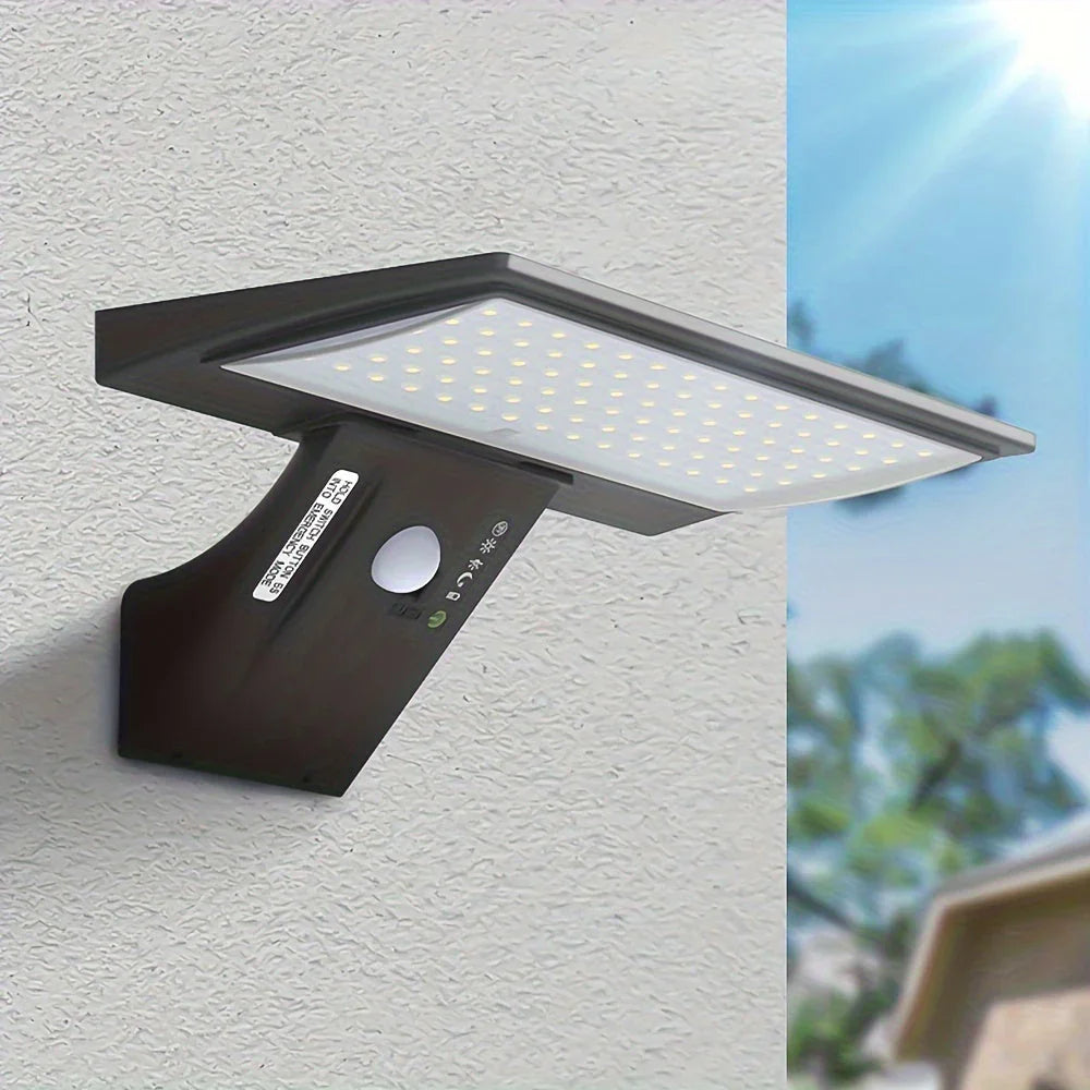 LumiGuard Solcelle Væglampe med Bevægelsessensor