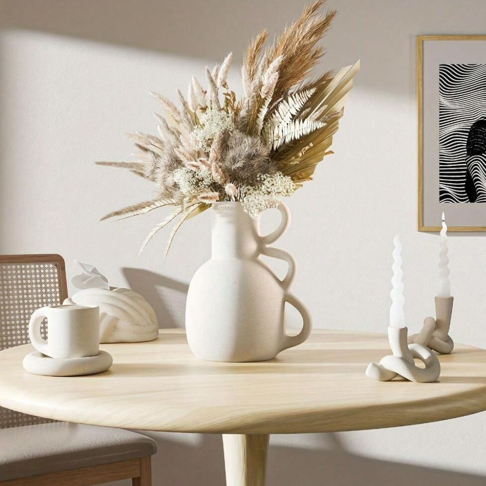 Sculptura Keramikvase – Elegant skulpturelt design til tidløse interiører
