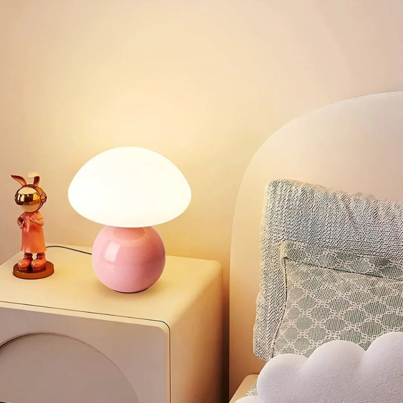 GlowCap - Moderne svampeformet bordlampe