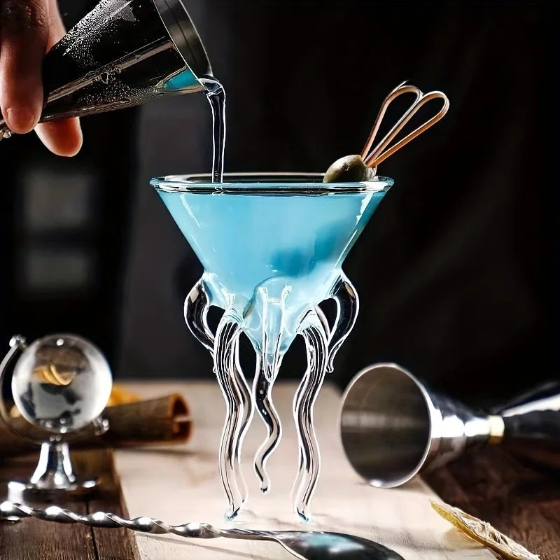 JellyGlow - Cocktailglas formet som vandmænd