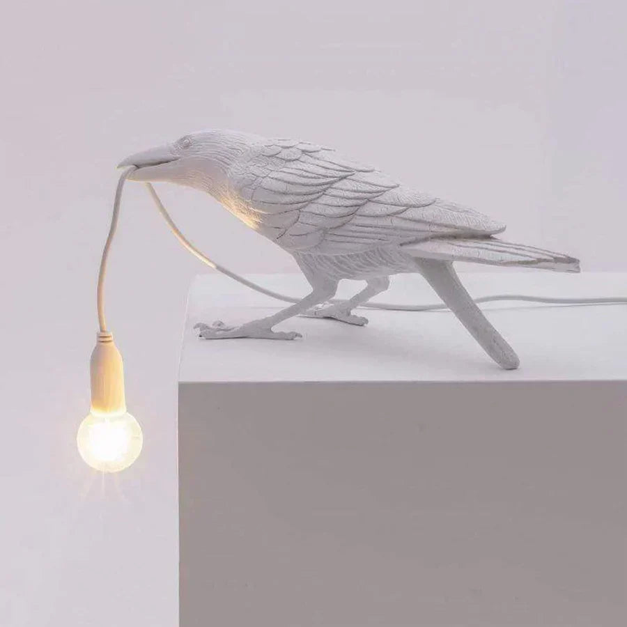 FeatherGlow Fuglelampe – Kunstnerisk stemningsbelysning til sofistikerede interiører