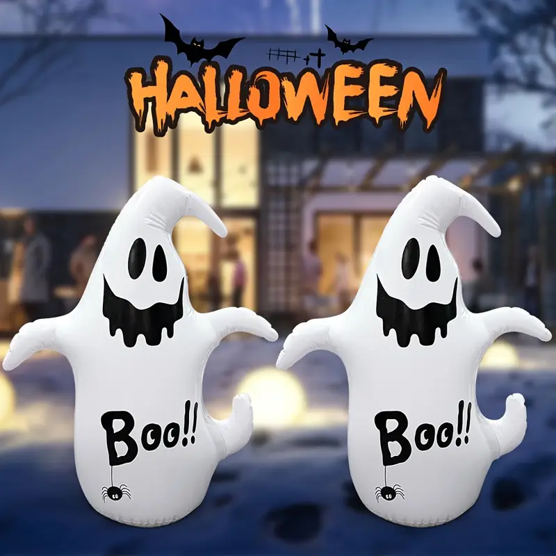 Oppustelig Halloween Spøgelse – Høj Udendørs Dekoration