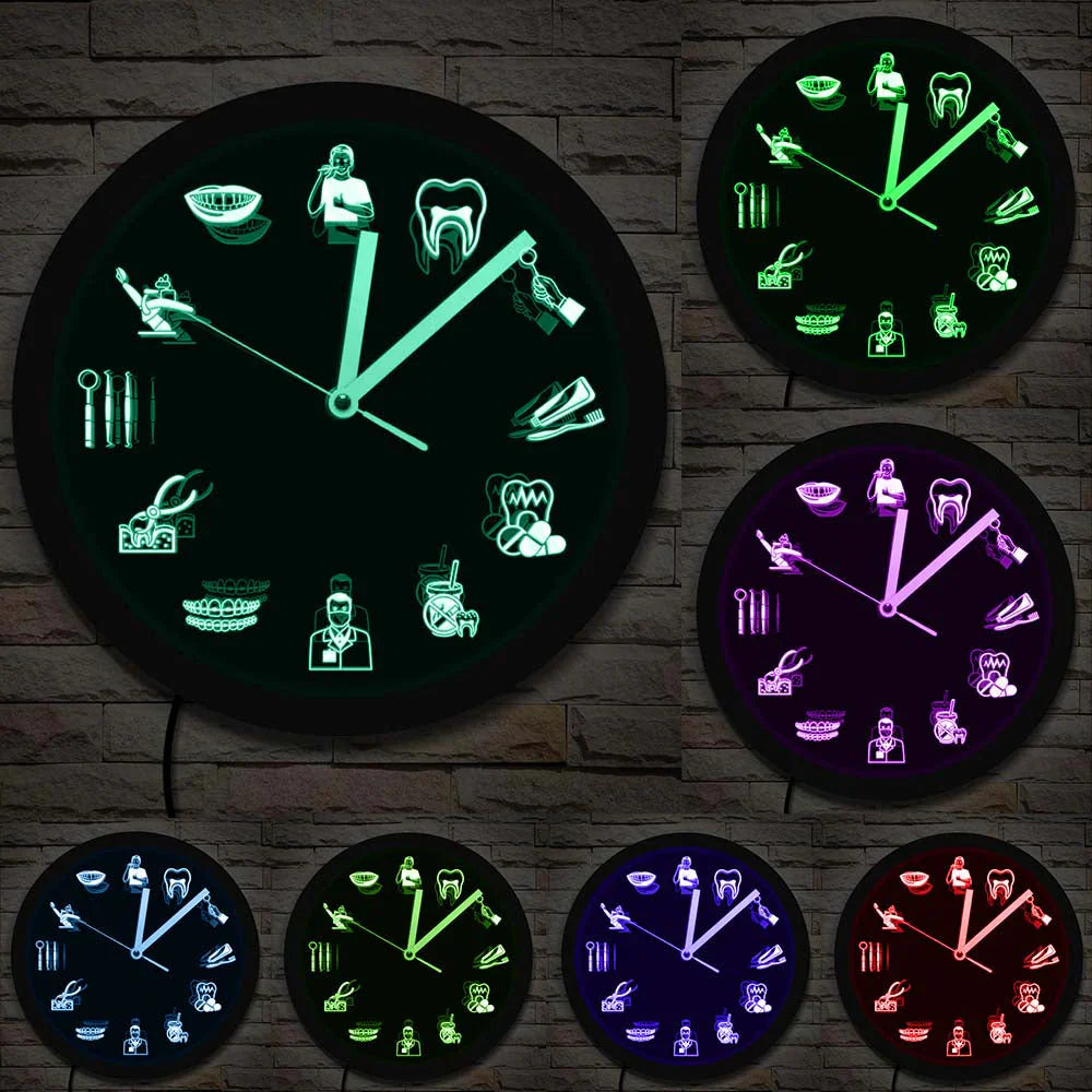 LumiDent LED-vægur – Design af tandudstyr med flerfarvet LED-lys