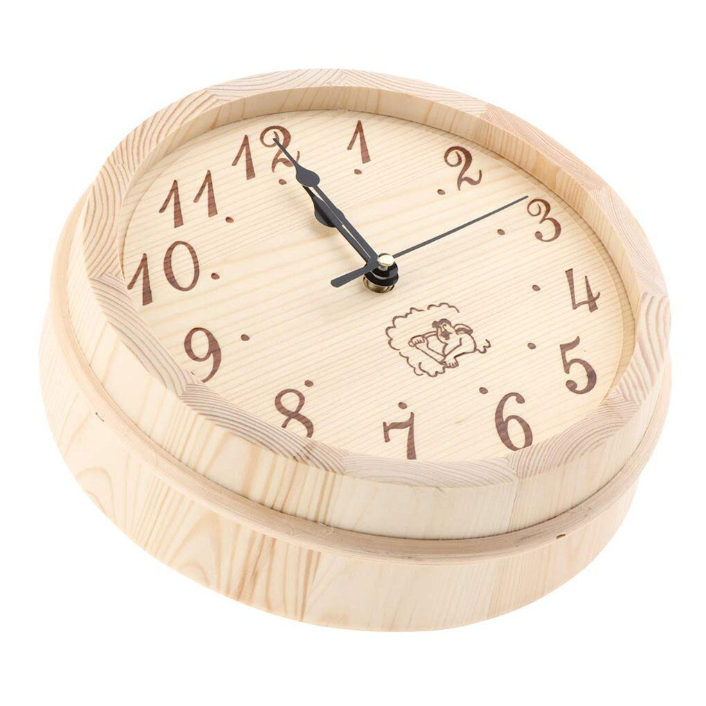 NordicHush Silent Wood Wall Clock