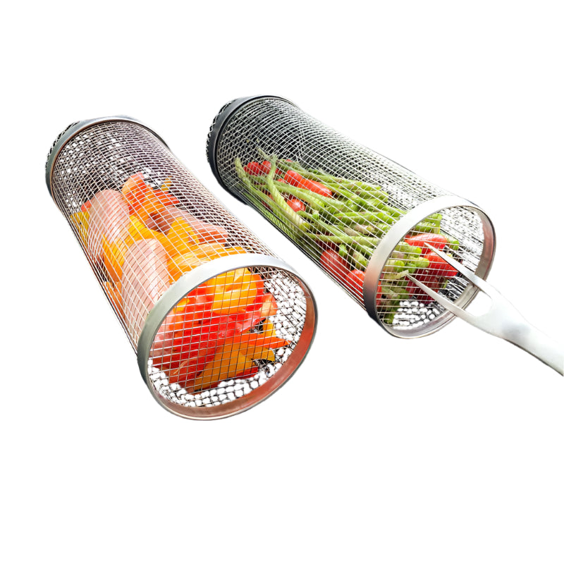 GrillMaster DuoLock grillkurv i rustfrit stål