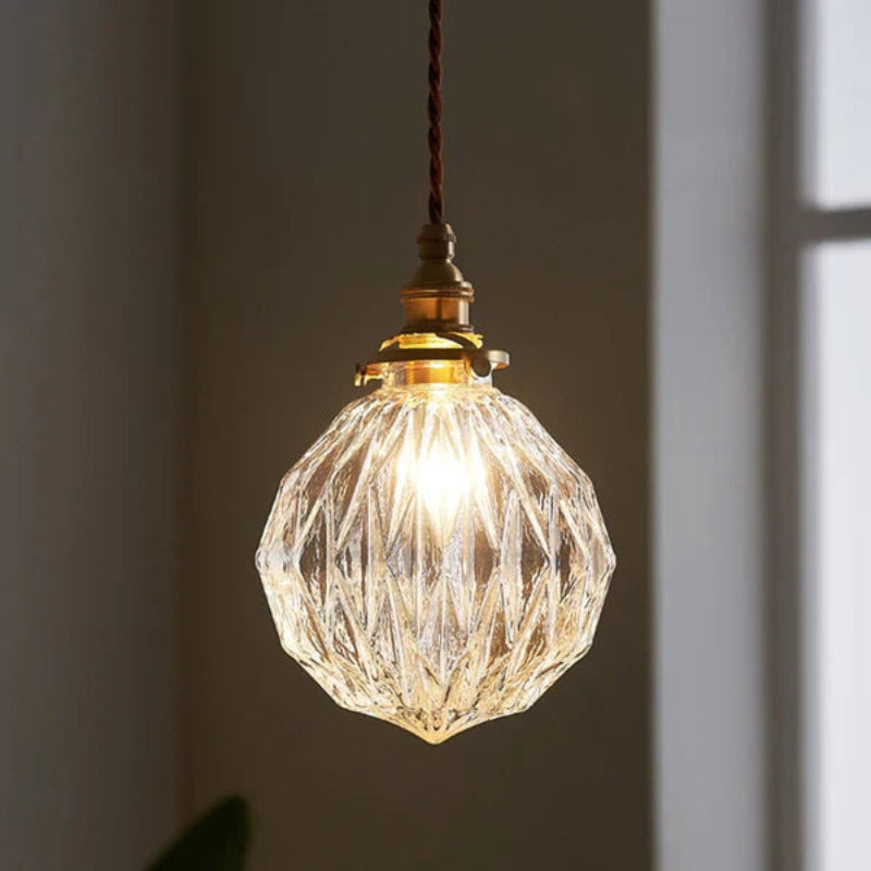 ClearGlow Glas Pendel lampe