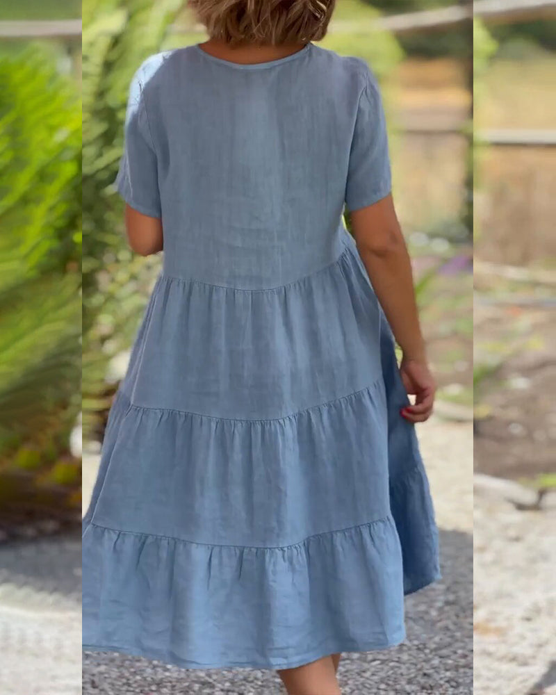 Sofie Elegant Skjortekjole til Damer