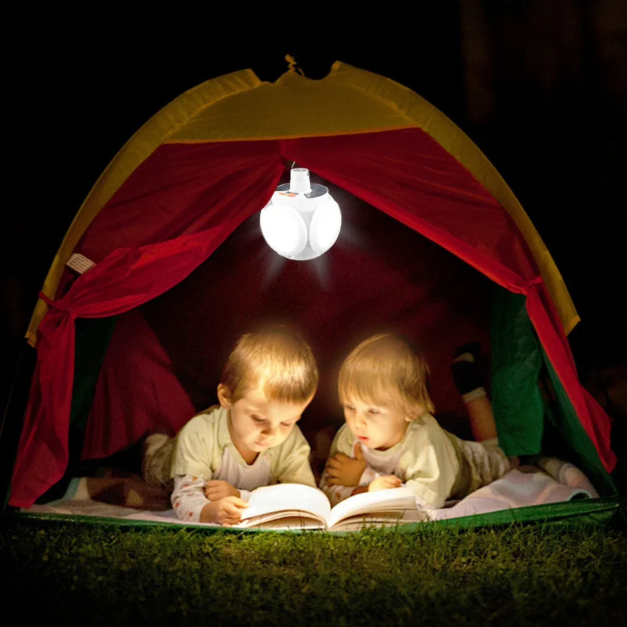 SolarGlow – Solcelledrevet Udendørslampe med USB-Opladning