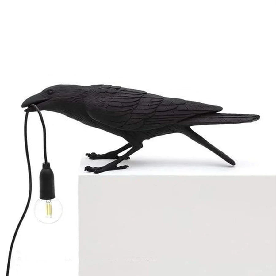 FeatherGlow Fuglelampe – Kunstnerisk stemningsbelysning til sofistikerede interiører
