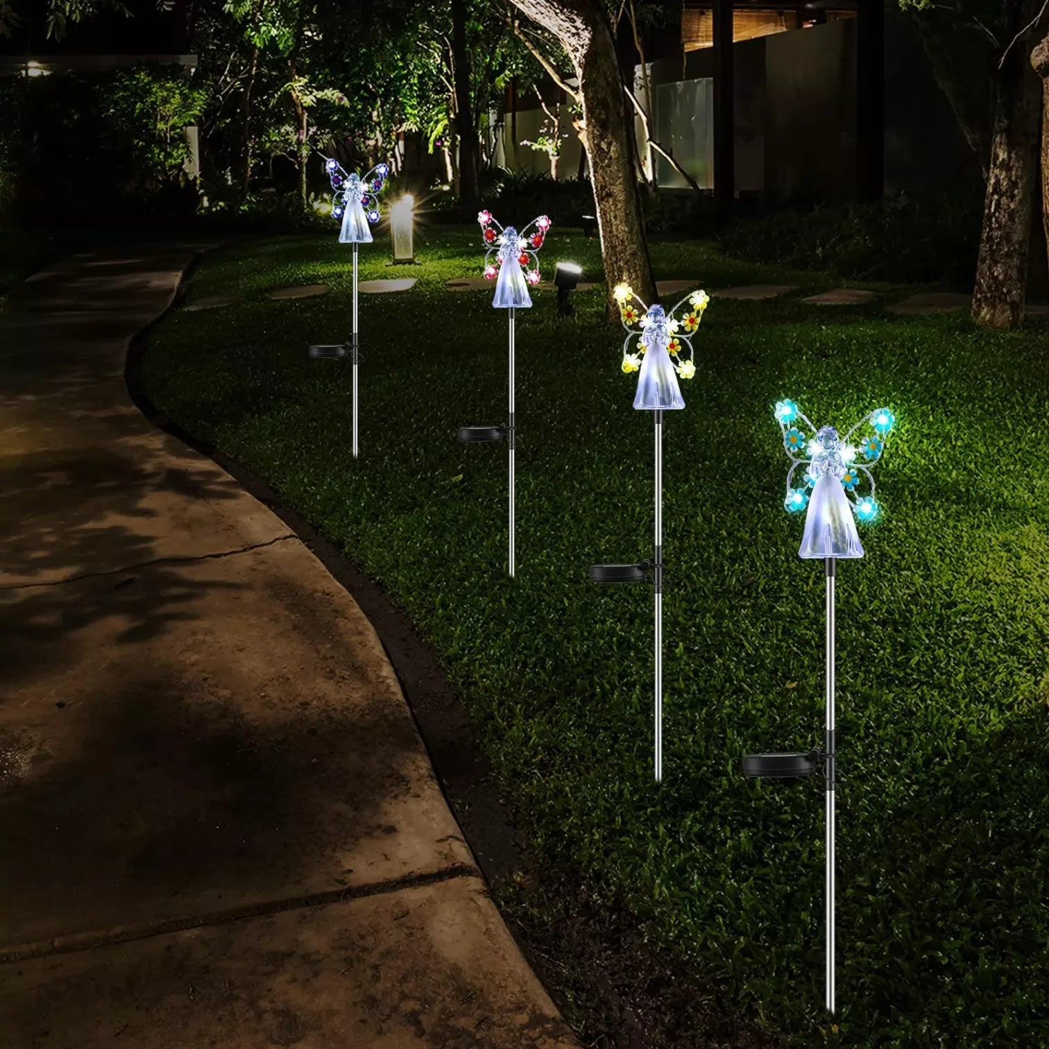LumiWings Solcelledrevne Sommerfuglelys – Fortryllende Udendørs Haveindretning