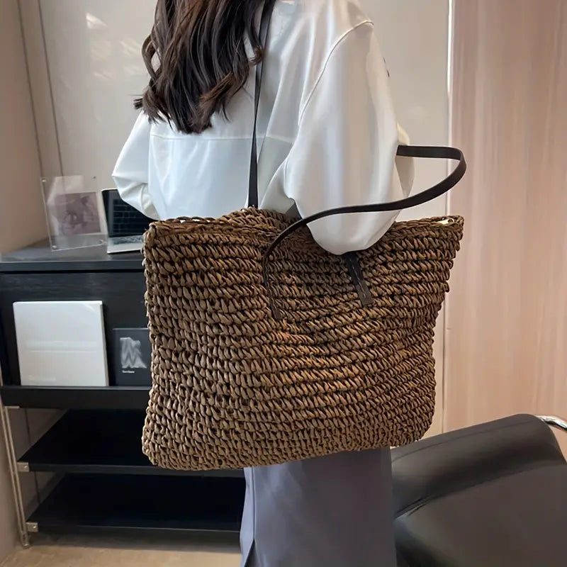 Trudi Vævet Shopper Taske til Kvinder