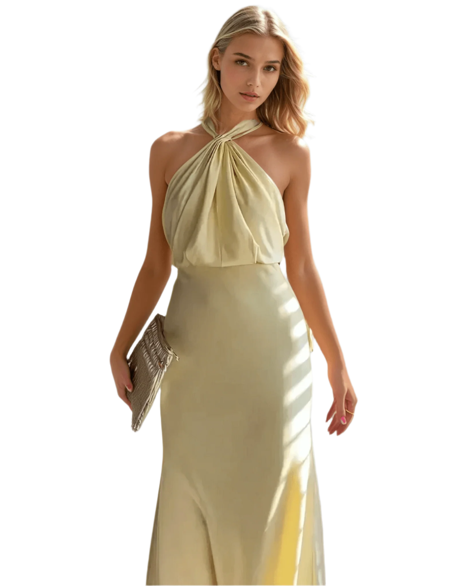 Soline Halter Neck Maxikjole