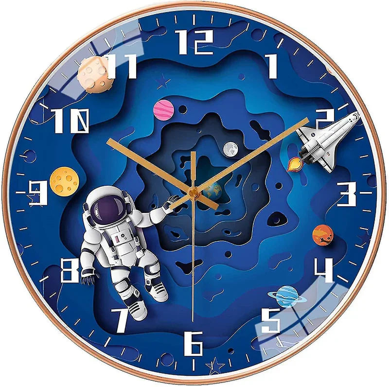 Cosmotime Børneværelse-tema Vægur