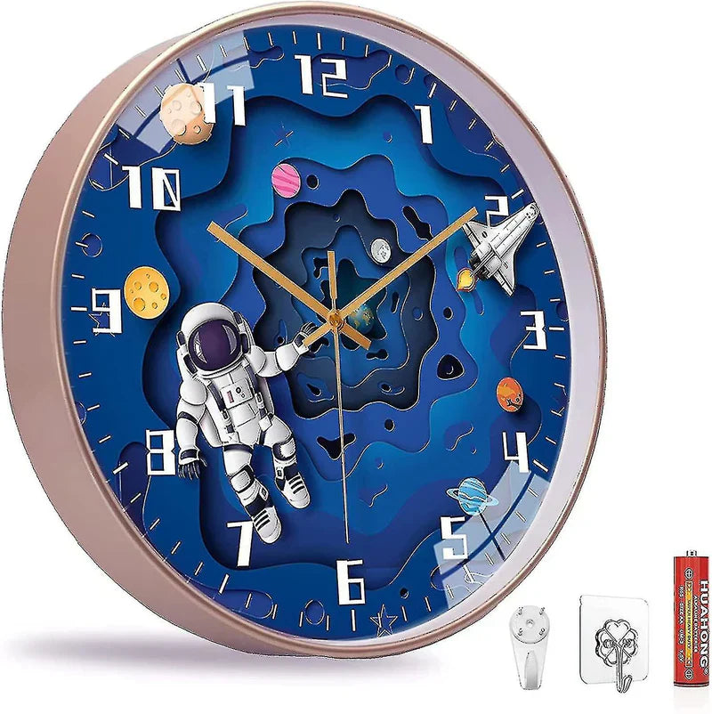 Cosmotime Børneværelse-tema Vægur
