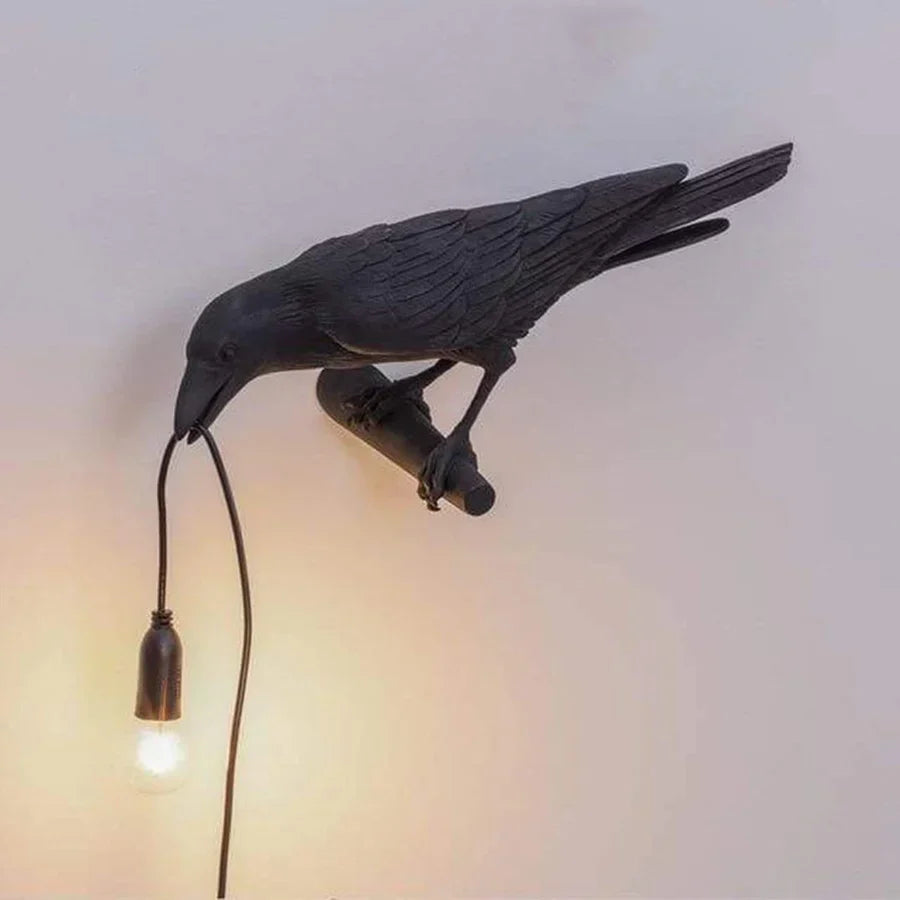 FeatherGlow Fuglelampe – Kunstnerisk stemningsbelysning til sofistikerede interiører