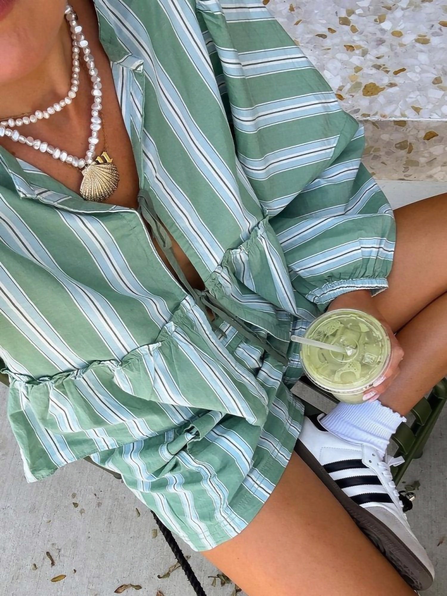 Isabella Elegant Sommer Set – Feminin og Stilfuld To-delt Outfit