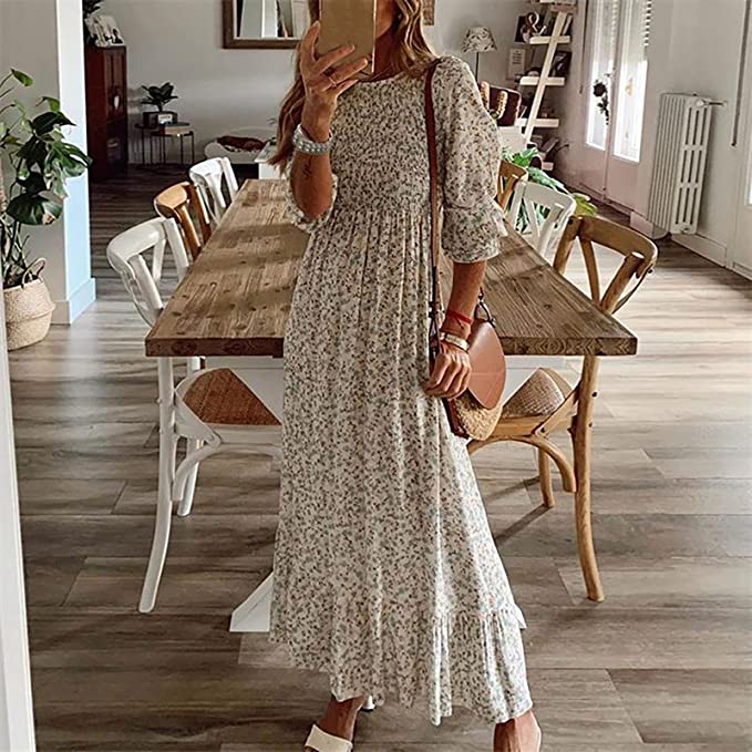 Izabel - Moderne patchwork-kjole