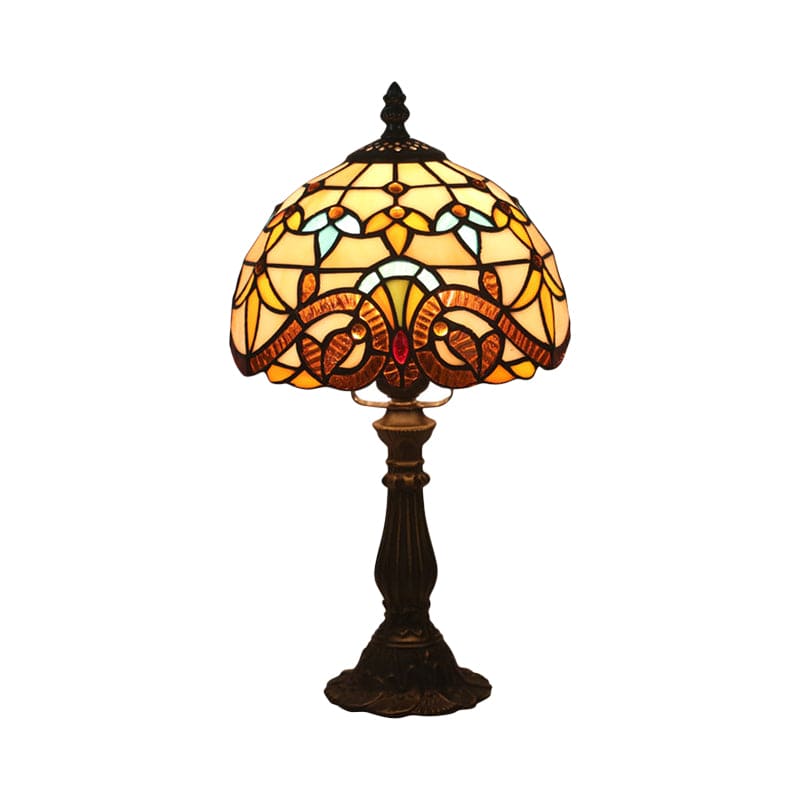 VintageGlow Tiffany-inspireret bordlamp