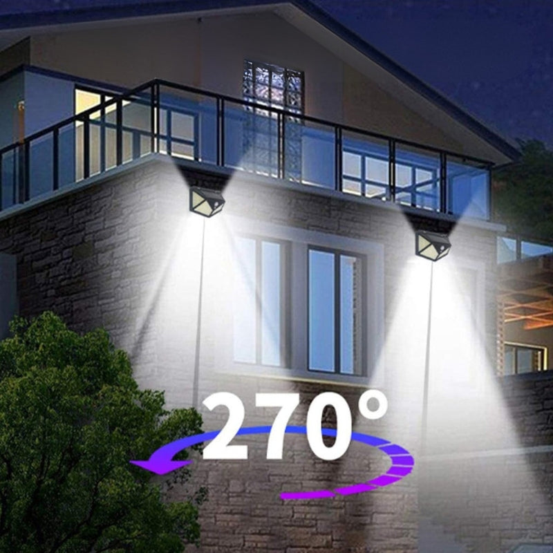 EcoBright Solcellelampe med Bevægelsessensor