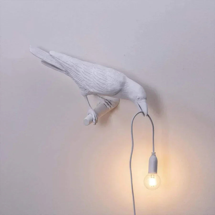 FeatherGlow Fuglelampe – Kunstnerisk stemningsbelysning til sofistikerede interiører