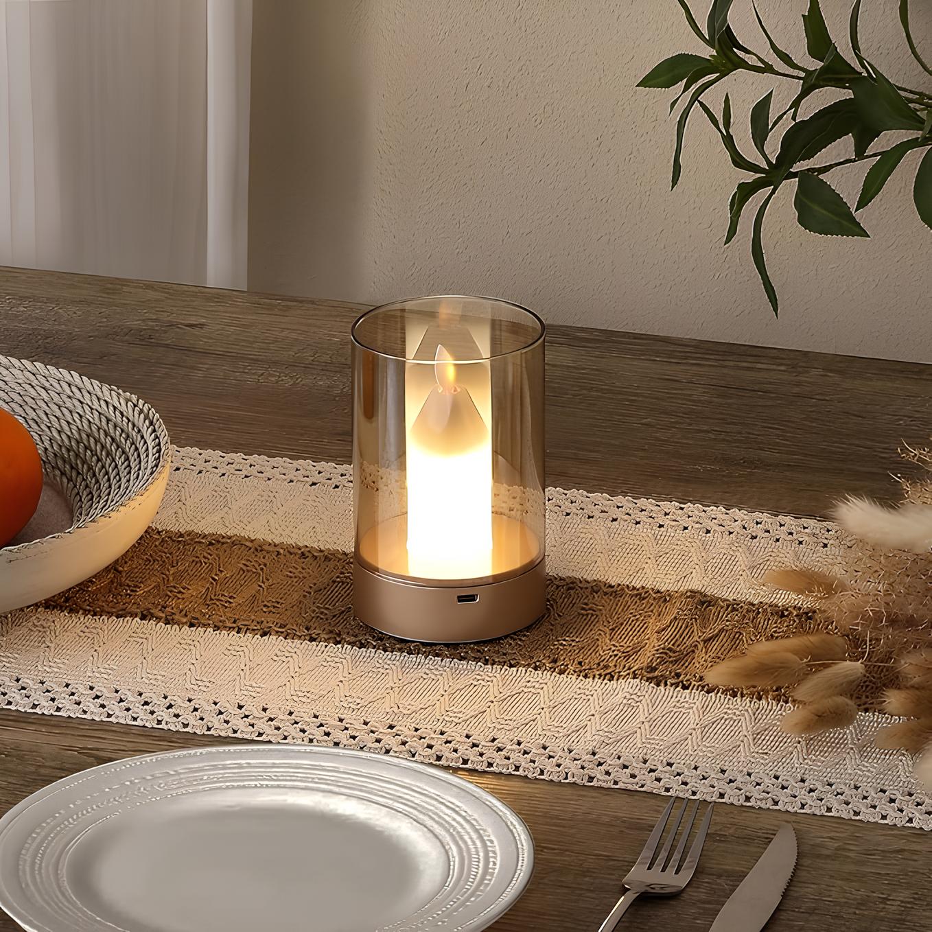GlowFlicker- Realistisk LED-lyslampe med flammeeffekt