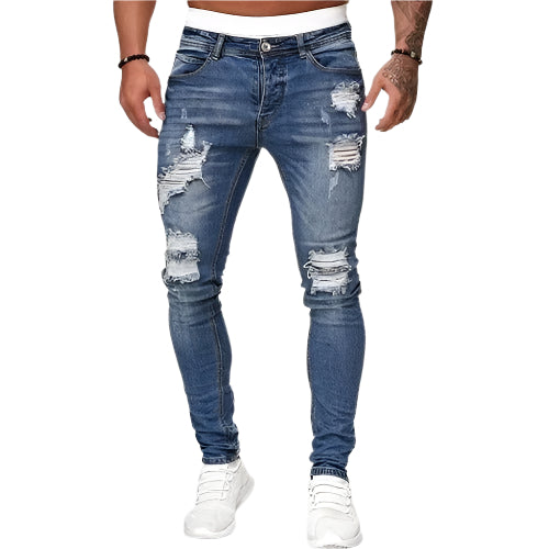 Patrick - Nødvendige skinny jeans til mænd med robust kant