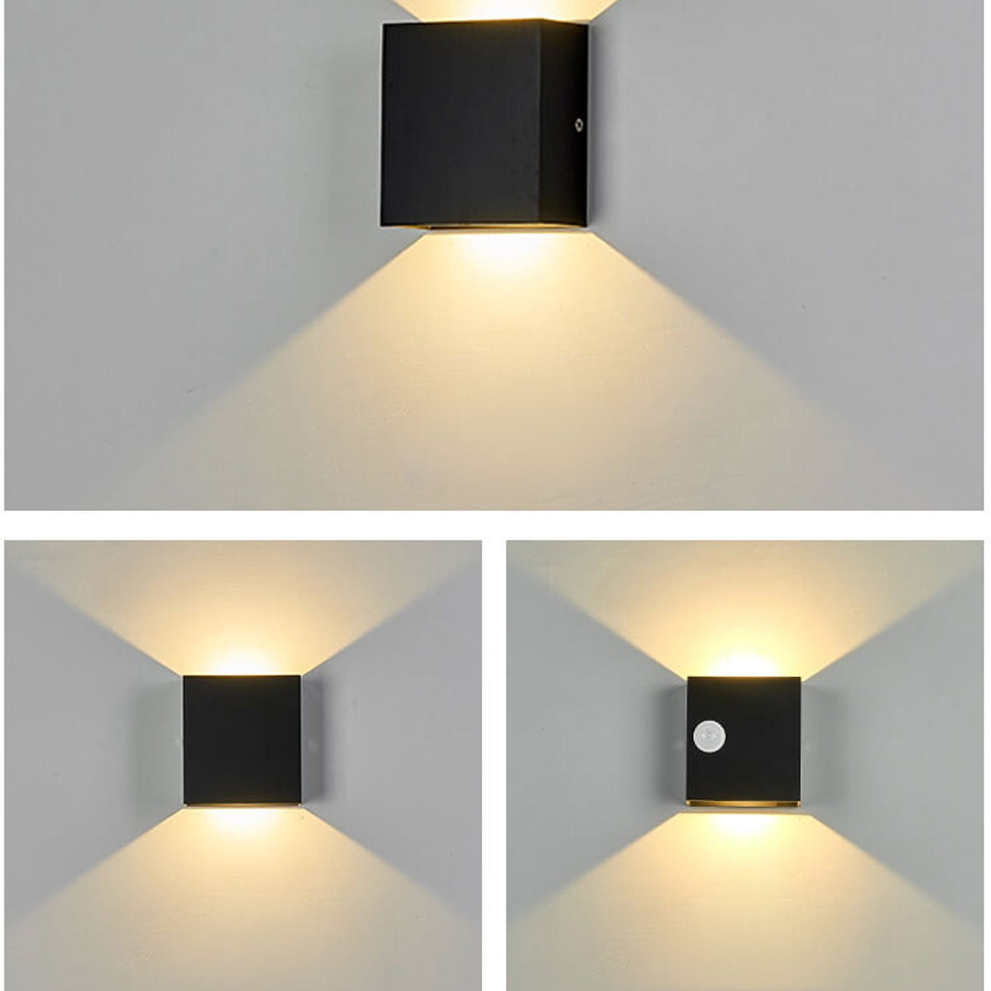 LumiGuard LED-væglampe med bevægelsessensor – Moderne udendørsbelysning