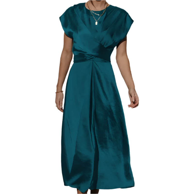 Sofie Elegant Wrap Midi-Kjole