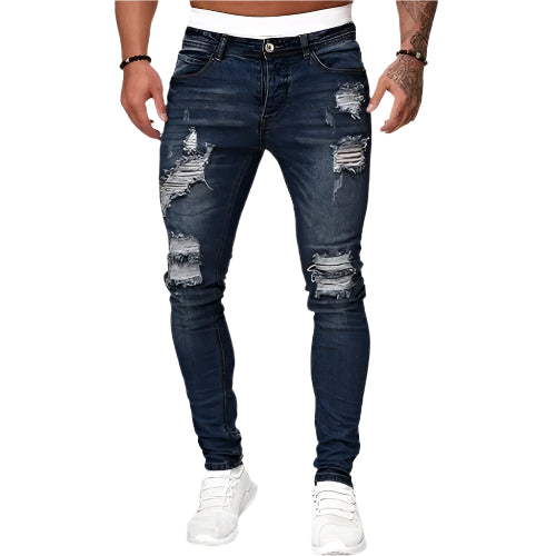 Patrick - Nødvendige skinny jeans til mænd med robust kant