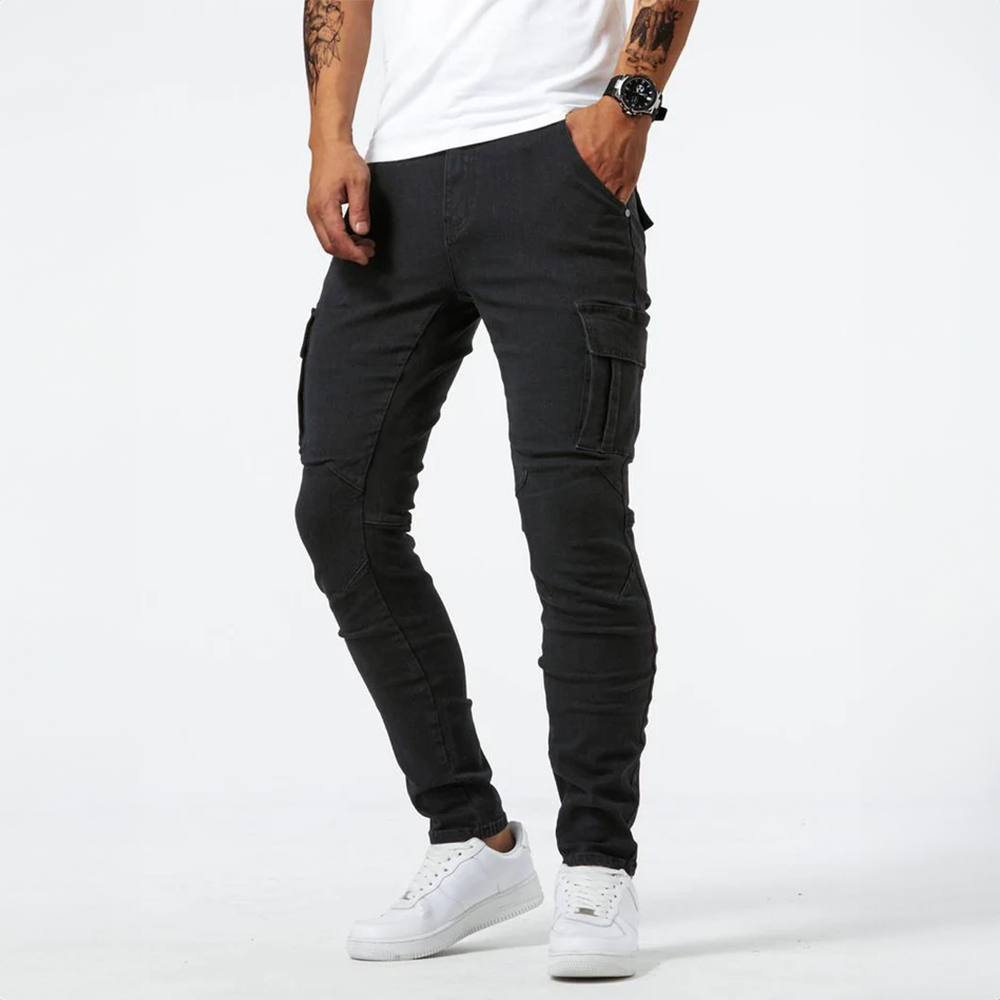 Mateo - Slim fit urban cargo bukser