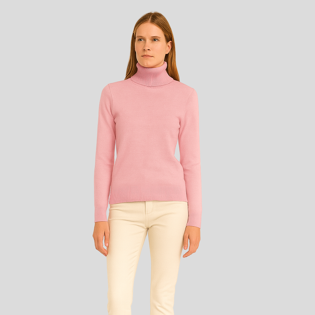 Alaina | Rullekrave sweater til damer