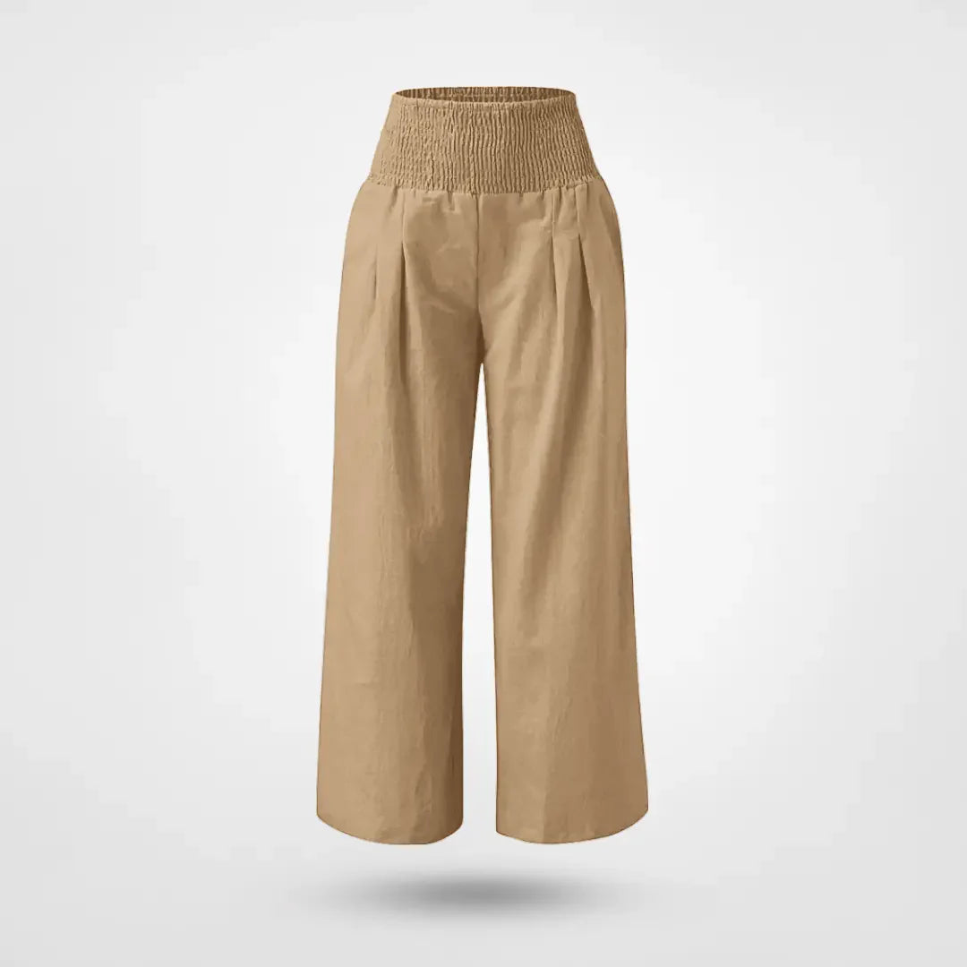 Flora – Elegante bukser med vidde ben