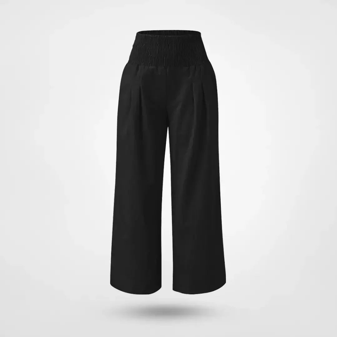 Flora – Elegante bukser med vidde ben