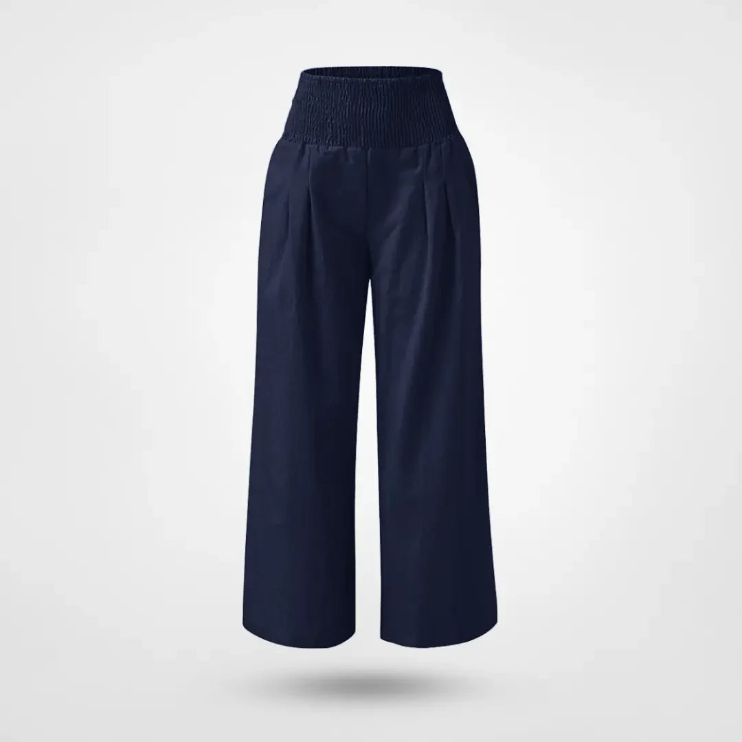 Flora – Elegante bukser med vidde ben