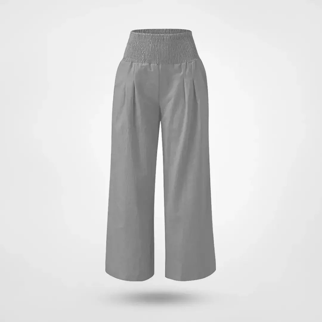 Flora – Elegante bukser med vidde ben