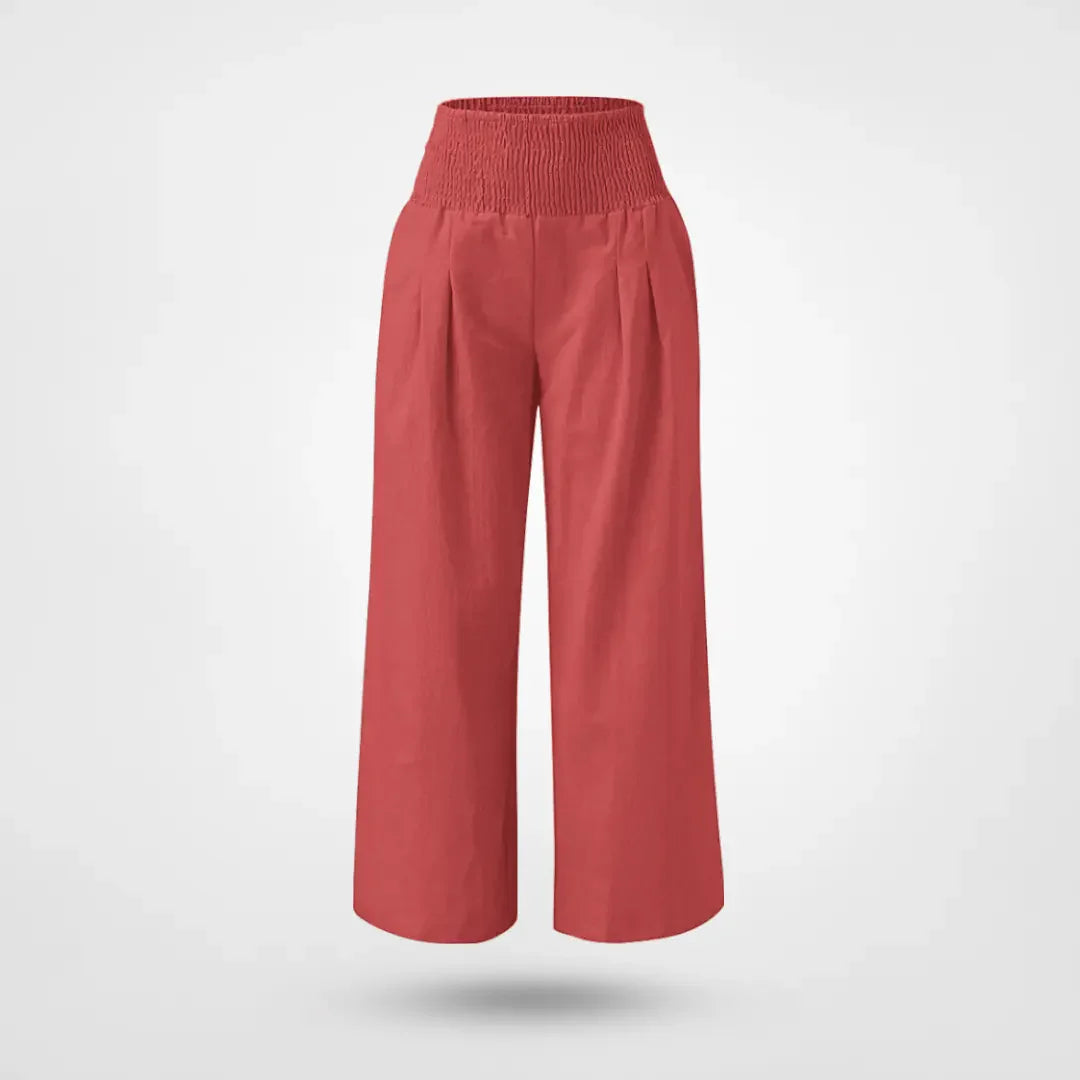 Flora – Elegante bukser med vidde ben