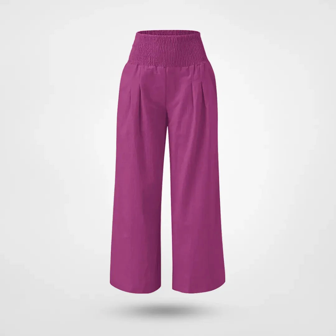 Flora – Elegante bukser med vidde ben