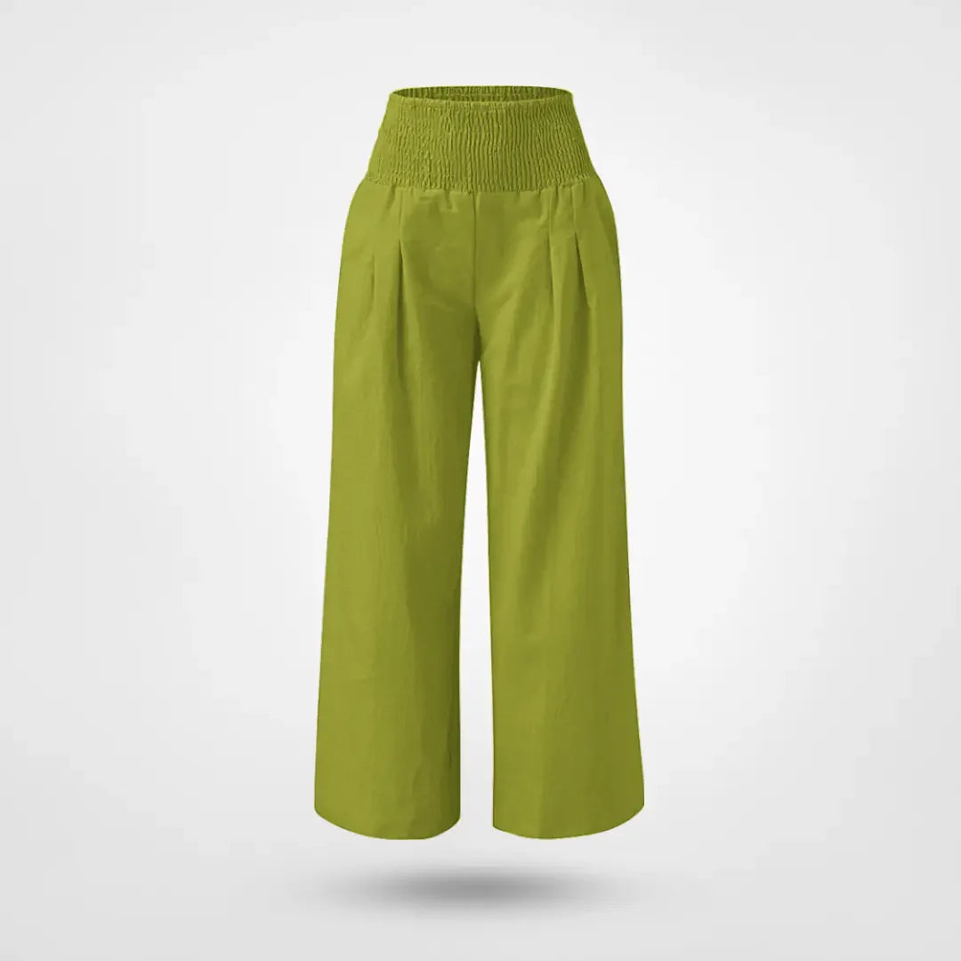 Flora – Elegante bukser med vidde ben