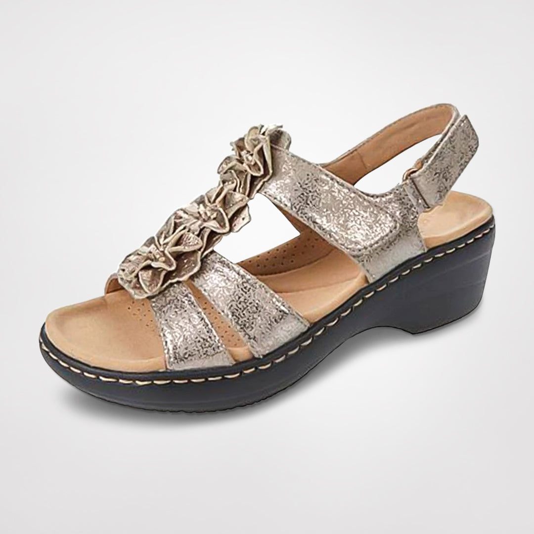 Victoria - Boho sommersandal med åben tå