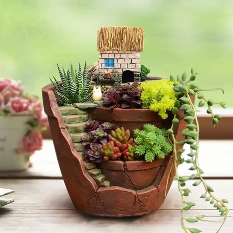 UrbanSprout Indendørs Plantekrukke – Elegant Beholder til Sukkulenter og Urter