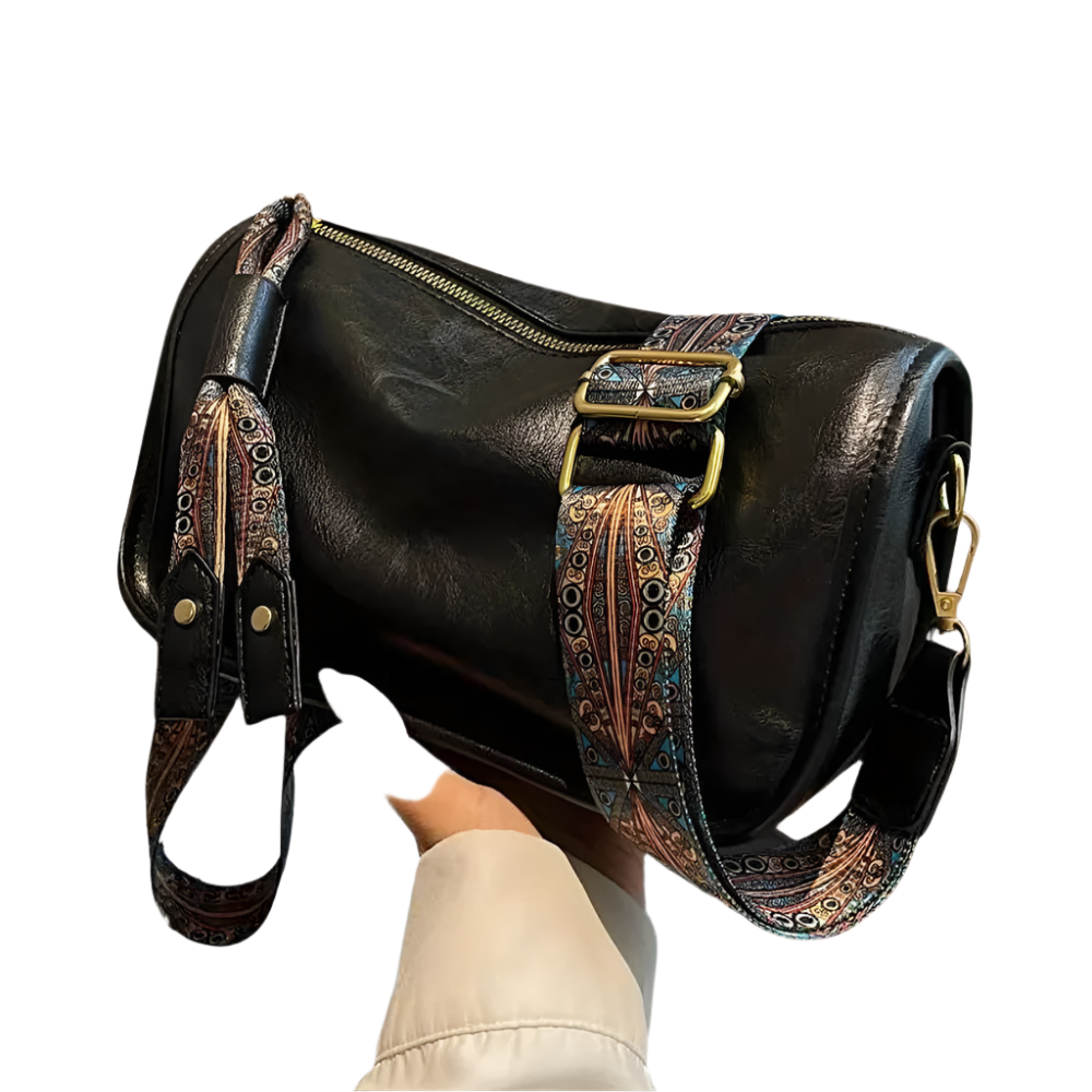 Elegant crossbody-skuldertaske til kvinder med klaplukning