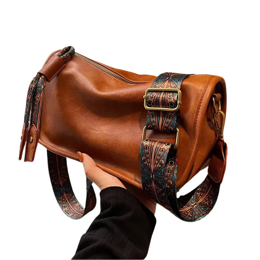 Elegant crossbody-skuldertaske til kvinder med klaplukning