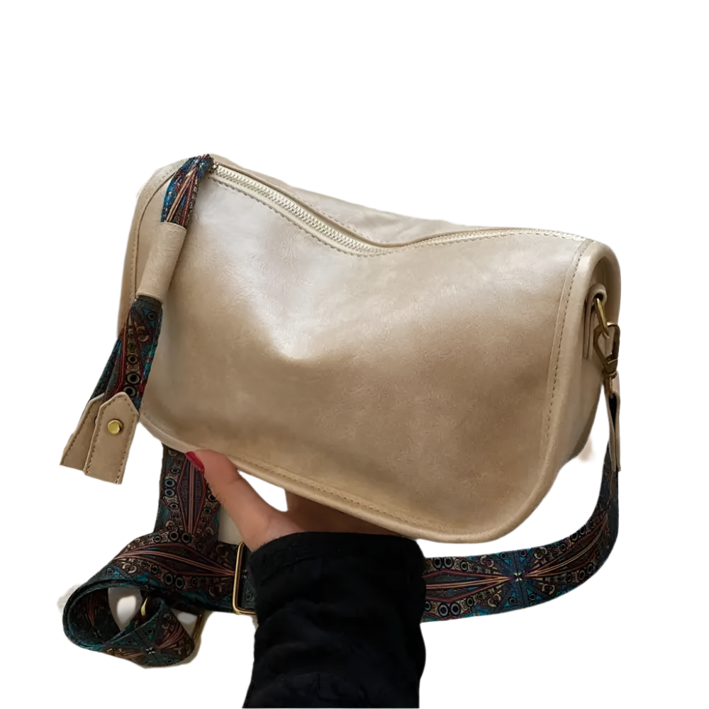 Elegant crossbody-skuldertaske til kvinder med klaplukning
