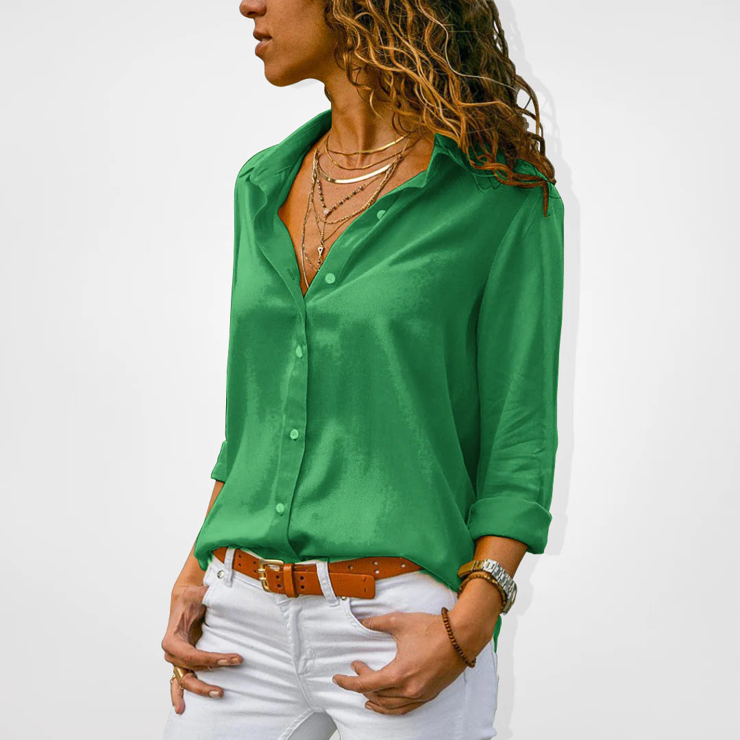 Helen - Ubesværet, afslappet button-down-skjorte