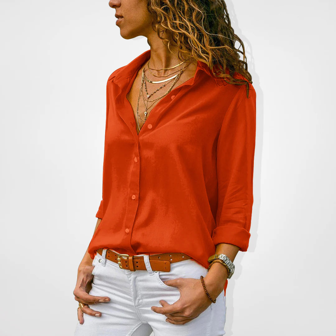 Helen - Ubesværet, afslappet button-down-skjorte